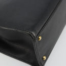CHANEL Tote Bag Caviar Skin Black Gold CC Auth 178022-13