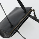 CHANEL Tote Bag Caviar Skin Black Gold CC Auth 178022-6