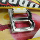 BALENCIAGA Hour glass Bag Leather 2way Yellow Silver 828976 Auth 178023SM-18