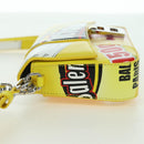 BALENCIAGA Hour glass Bag Leather 2way Yellow Silver 828976 Auth 178023SM-4