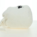 HERMES Tote Bag Pile White Gold Auth 178024V-4
