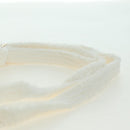 HERMES Tote Bag Pile White Gold Auth 178024V-8