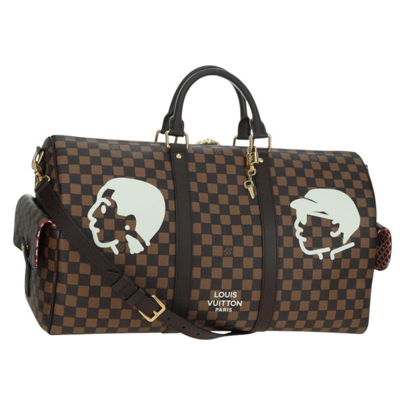 LOUIS VUITTON Damier Friendship NIGO Keepall Bandouliere 50 N40799 Auth 178025SM