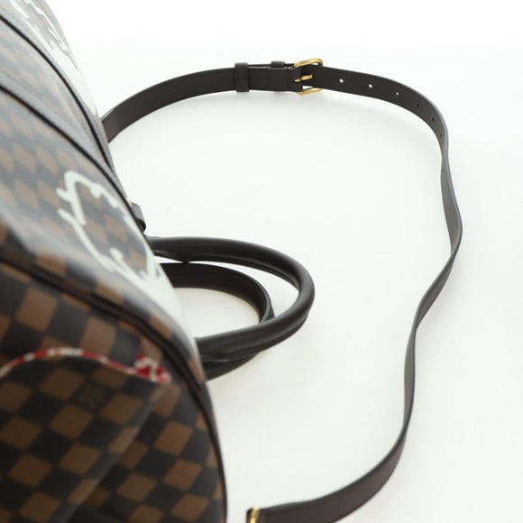 LOUIS VUITTON Damier Friendship NIGO Keepall Bandouliere 50 N40799 Auth 178025SM
