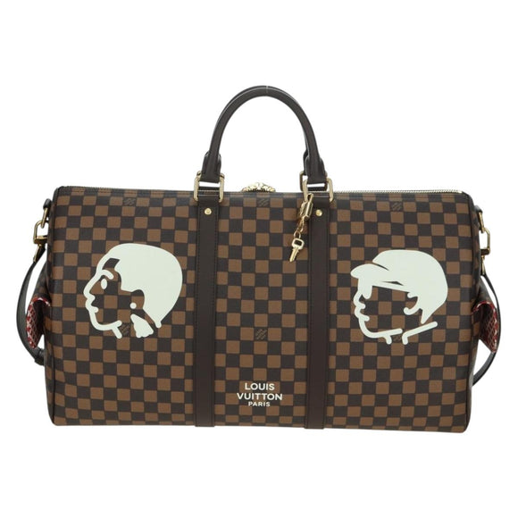 LOUIS VUITTON Damier Friendship NIGO Keepall Bandouliere 50 N40799 Auth 178025SM