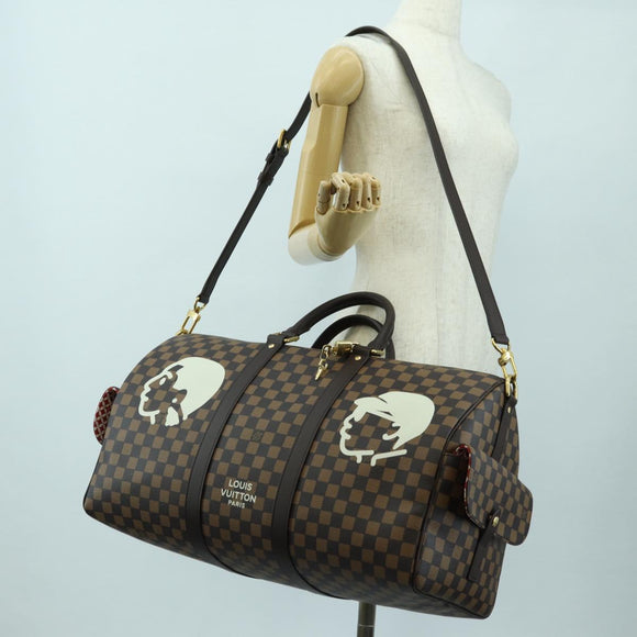 LOUIS VUITTON Damier Friendship NIGO Keepall Bandouliere 50 N40799 Auth 178025SM