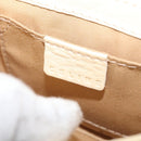 CELINE Shoulder Bag Leather Ivory Auth 178026A-19