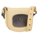 CELINE Shoulder Bag Leather Ivory Auth 178026A-1