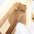 CELINE Shoulder Bag Leather Ivory Auth 178026A-21