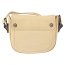 CELINE Shoulder Bag Leather Ivory Auth 178026A-2