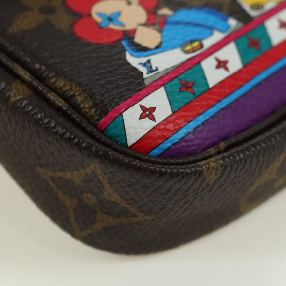 LOUIS VUITTON Vivienne Mini Pochette Accessoires Pouch M81965 LV Auth 178030M