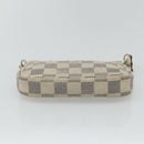 LOUIS VUITTON Damier Azur Mini Pochette Accessoires Pouch N63005 LV Auth 178031-5