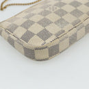 LOUIS VUITTON Damier Azur Mini Pochette Accessoires Pouch N63005 LV Auth 178031-15