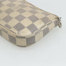LOUIS VUITTON Damier Azur Mini Pochette Accessoires Pouch N63005 LV Auth 178031-16