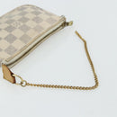 LOUIS VUITTON Damier Azur Mini Pochette Accessoires Pouch N63005 LV Auth 178031-7