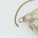 LOUIS VUITTON Damier Azur Mini Pochette Accessoires Pouch N63005 LV Auth 178031-9