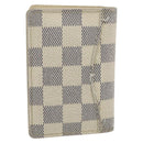 LOUIS VUITTON Damier Azur Organizer Dupoch Card Case N61727 LV Auth 178032A-2