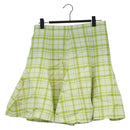 Christian Dior Skirt Wool Green Auth 178033A-1