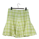 Christian Dior Skirt Wool Green Auth 178033A-2
