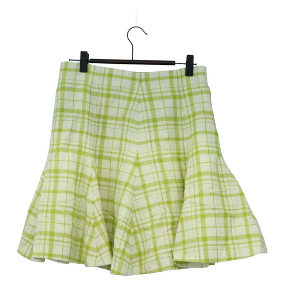 Christian Dior Skirt Wool Green Auth 178033A