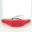 LOEWE Watermelon Tote Bag Raffia 2way Red Auth 178041SM-11
