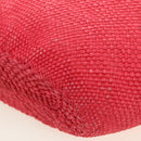 LOEWE Watermelon Tote Bag Raffia 2way Red Auth 178041SM-15