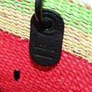 LOEWE Watermelon Tote Bag Raffia 2way Red Auth 178041SM-17