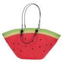 LOEWE Watermelon Tote Bag Raffia 2way Red Auth 178041SM-3