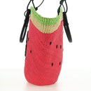 LOEWE Watermelon Tote Bag Raffia 2way Red Auth 178041SM-4
