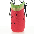 LOEWE Watermelon Tote Bag Raffia 2way Red Auth 178041SM-5