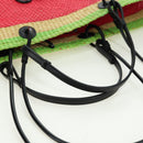 LOEWE Watermelon Tote Bag Raffia 2way Red Auth 178041SM-7