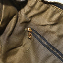 FENDI Zucca Canvas Vanity Pouch Brown Black Auth 178043-19