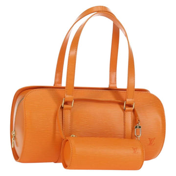 LOUIS VUITTON Epi Soufflot Hand Bag Orange Mandarin M5222H LV Auth 178045SAV