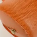 LOUIS VUITTON Epi Soufflot Hand Bag Orange Mandarin M5222H LV Auth 178045SAV-9