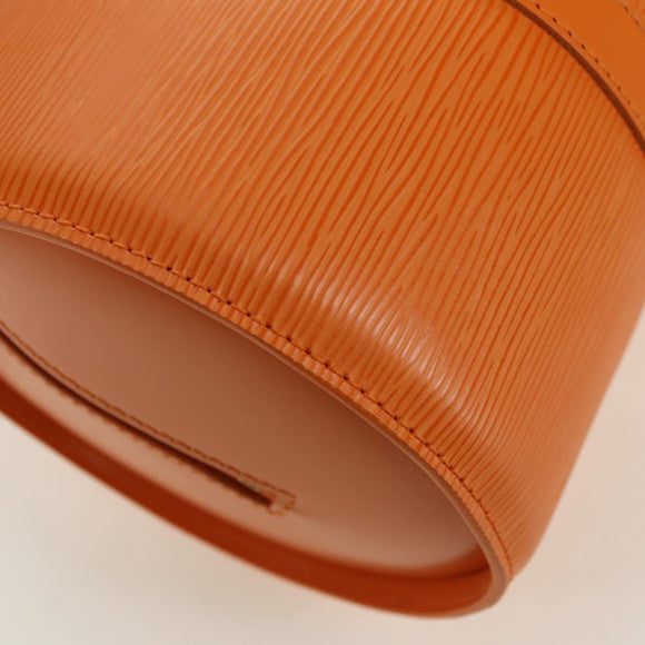 LOUIS VUITTON Epi Soufflot Hand Bag Orange Mandarin M5222H LV Auth 178045SAV