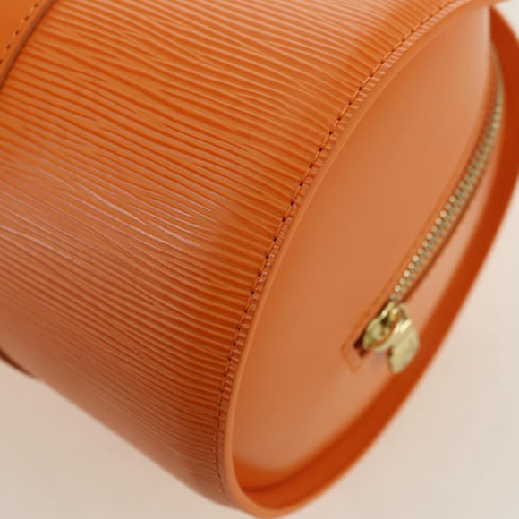 LOUIS VUITTON Epi Soufflot Hand Bag Orange Mandarin M5222H LV Auth 178045SAV