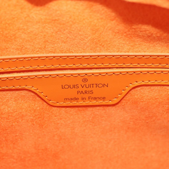 LOUIS VUITTON Epi Soufflot Hand Bag Orange Mandarin M5222H LV Auth 178045SAV