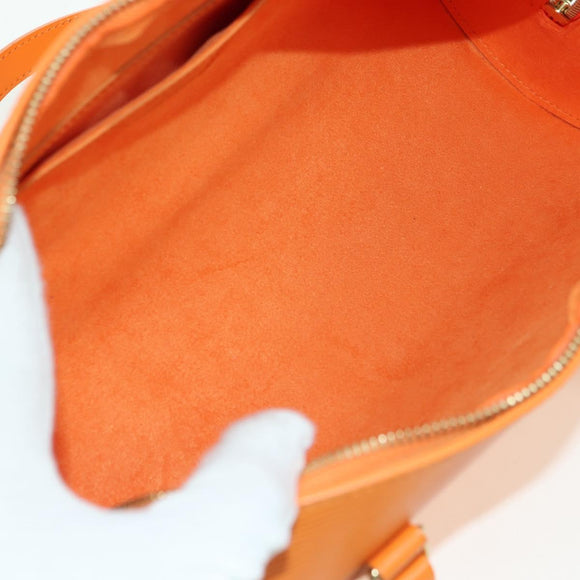 LOUIS VUITTON Epi Soufflot Hand Bag Orange Mandarin M5222H LV Auth 178045SAV