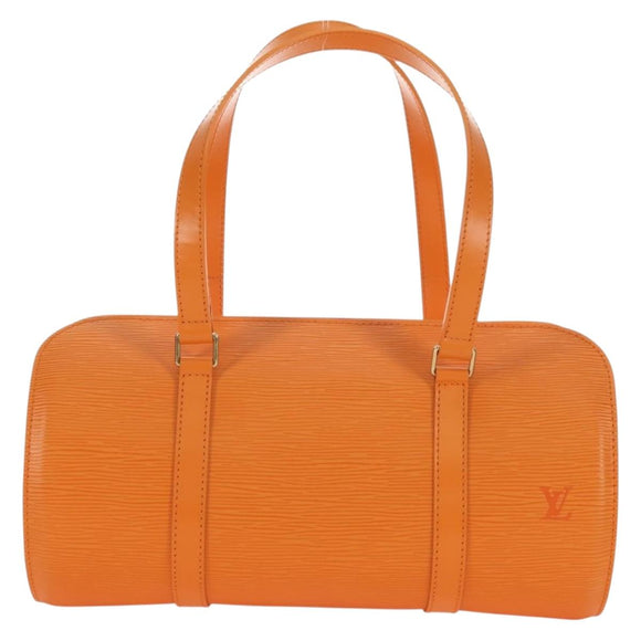 LOUIS VUITTON Epi Soufflot Hand Bag Orange Mandarin M5222H LV Auth 178045SAV