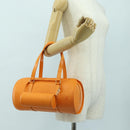 LOUIS VUITTON Epi Soufflot Hand Bag Orange Mandarin M5222H LV Auth 178045SAV-25