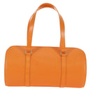 LOUIS VUITTON Epi Soufflot Hand Bag Orange Mandarin M5222H LV Auth 178045SAV-2