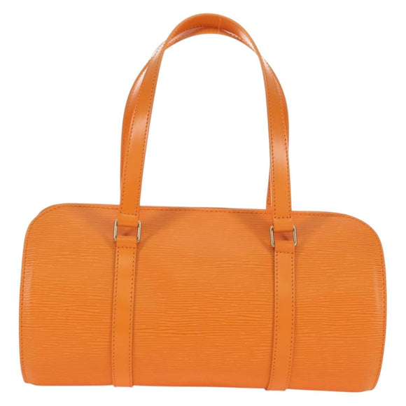 LOUIS VUITTON Epi Soufflot Hand Bag Orange Mandarin M5222H LV Auth 178045SAV