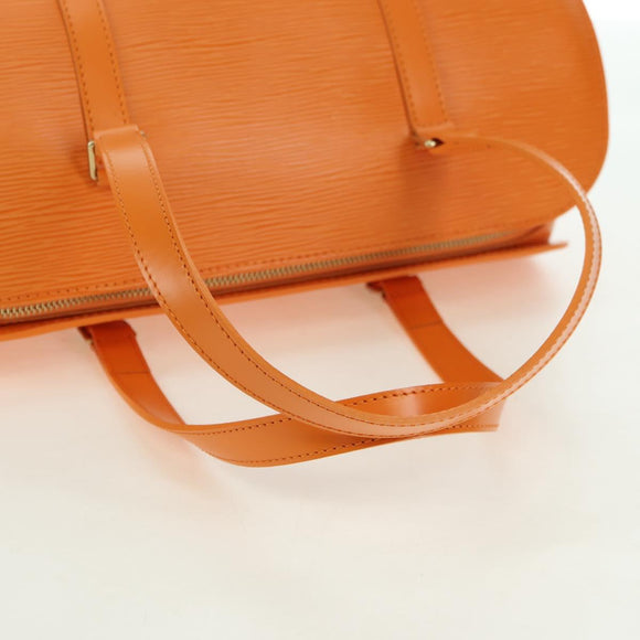 LOUIS VUITTON Epi Soufflot Hand Bag Orange Mandarin M5222H LV Auth 178045SAV