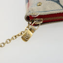 LOUIS VUITTON Monogram Denim Mini Pochette Accessoires Blue M68760 Auth 178048A-13