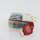 LOUIS VUITTON Monogram Denim Mini Pochette Accessoires Blue M68760 Auth 178048A-4
