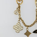 LOUIS VUITTON Maltage Flowers Bag Charm metal Gold Tone M67384 LV Auth 178050A-9