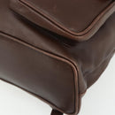 GUCCI Bamboo Backpack Leather Brown Gold 003 58 0016 Auth 178057-12