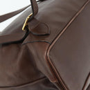 GUCCI Bamboo Backpack Leather Brown Gold 003 58 0016 Auth 178057-15