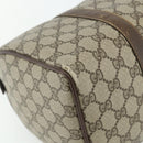 GUCCI GG Supreme Web Sherry Line Boston Bag PVC Beige Red 40 02 007 Auth 178058-11