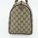 GUCCI GG Supreme Web Sherry Line Boston Bag PVC Beige Red 40 02 007 Auth 178058-5